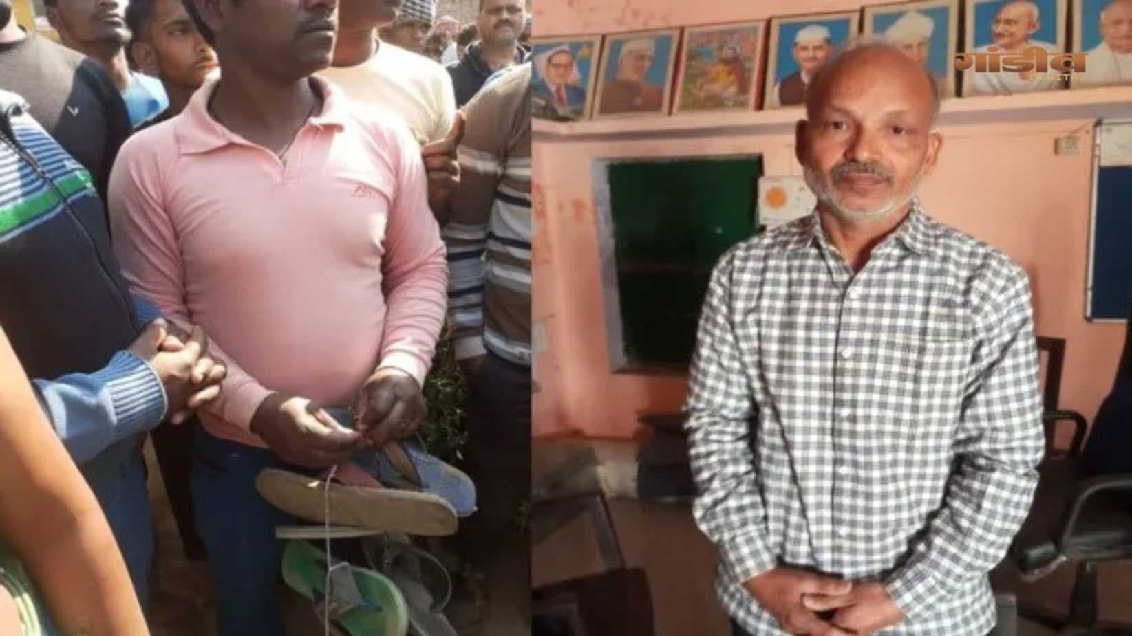 वाराणसी में प्रि‍ंसिपल पर छात्राओं संग छेड़खानी का आरोप, गुस्‍साए ग्रामीणों का प्रदर्शन
