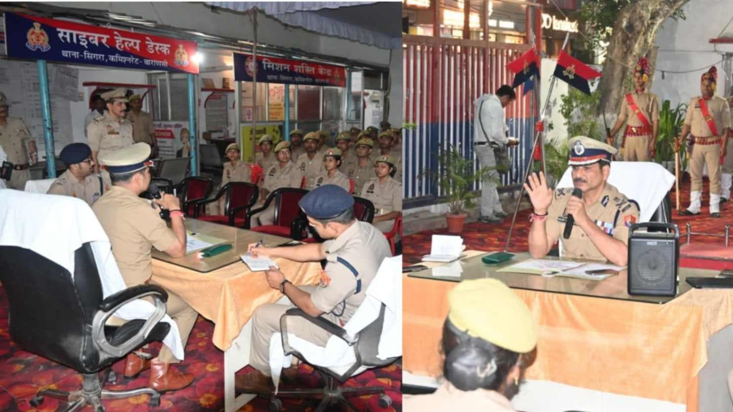 पुलिस आयुक्त मोहित अग्रवाल ने सिगरा और भेलूपुर थाने का किया निरीक्षण, नव आरक्षियों को दिए ये निर्देश 