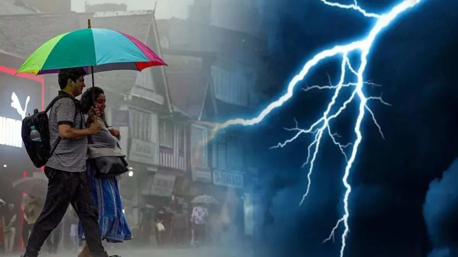 यूपी में आंधी-तूफान, बादलों की गरज के साथ कई घरों की बिजली गुल