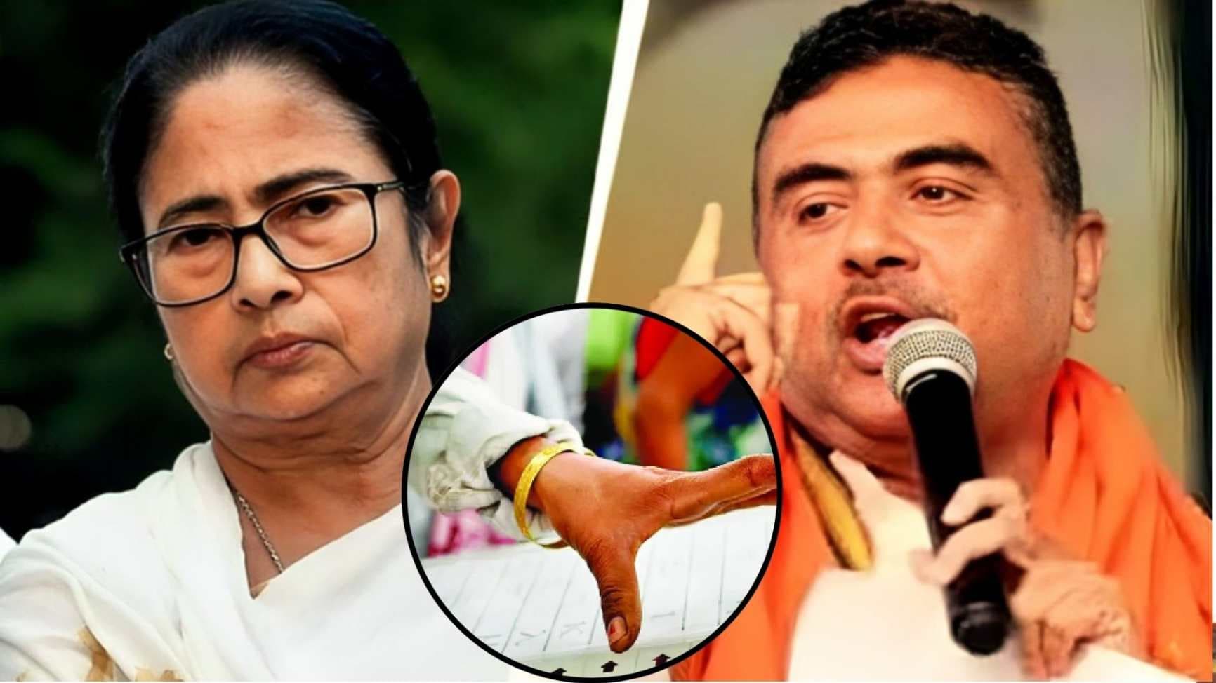 बंगाल के रुझानों में भाजपा आगे, सदमें में ममता बनर्जी 