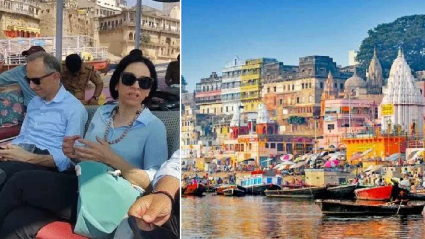 IIT-BHU के टेक्नेक्स में पहुंचे फेरारी के CEO,  गंगा में किया नौका विहार