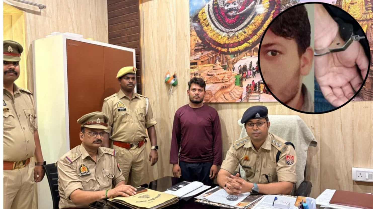 वाराणसी कोतवाली से फरार आरोपी गिरफ्तार, अमित बनकर हिंदू युवती से रचाई थी शादी