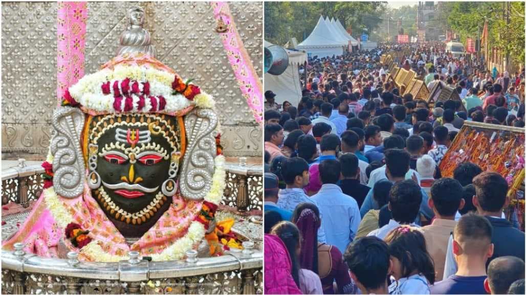 यूपी के मंदिरों में भक्तों का उमड़ा सैलाब, तैनात सुरक्षा व्यवस्था  