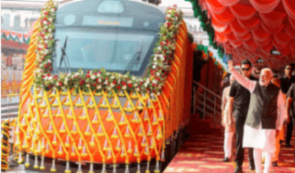 बनारस-खजुराहो 'वंदे भारत' से 126 यात्रियों ने पहले दिन किया सफर, जाने किराया 