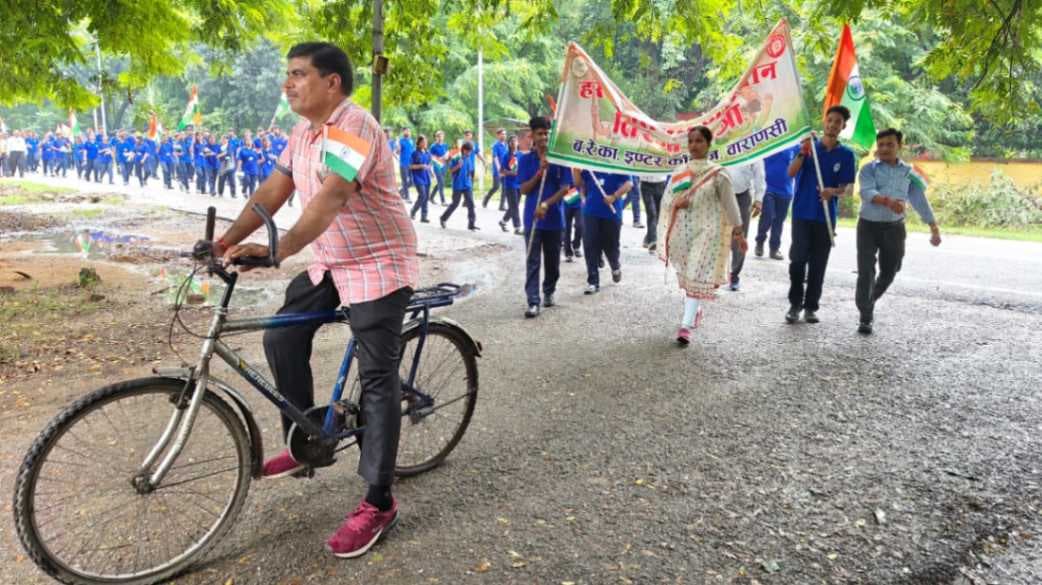 बरेका में देशभक्ति से लबरेज निकाली तिरंगा रैली 
