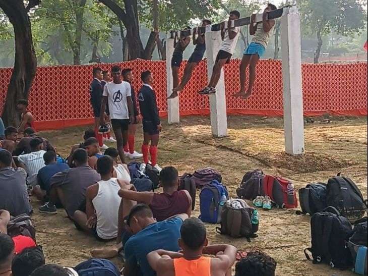 अग्निवीर भर्तीः पांचवें दिन दौड़ व शारीरिक परीक्षा में चुने गए 671 युवा