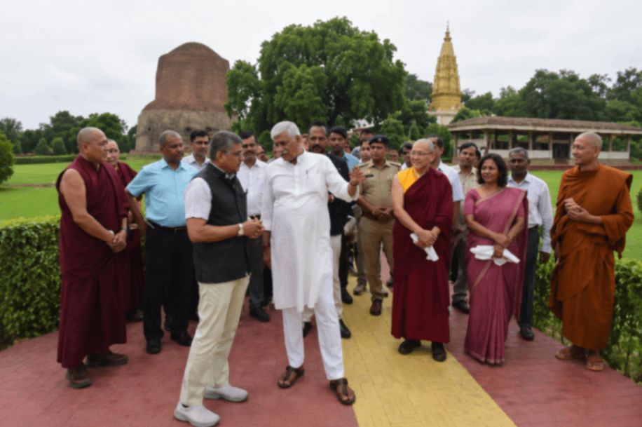 सारनाथ की वैश्विक पहचान और अधिक सशक्त होगी, केंद्रीय पर्यटन एवं संस्कृति मंत्री ने किया भ्रमण 