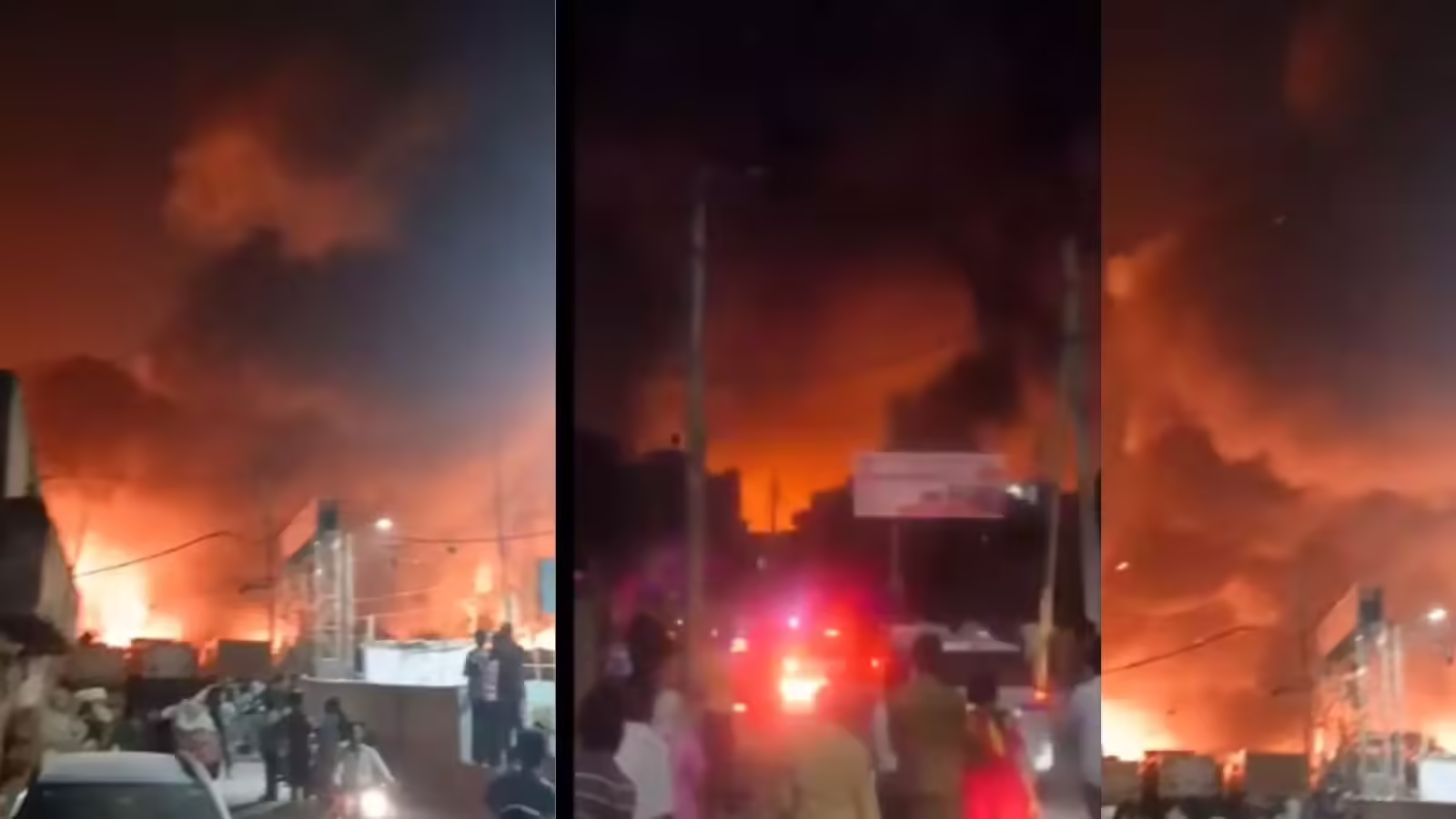 दिल्ली के इस इमारत में भीषण आग, नौ लोगों को रेस्क्यू करने में जुटी फायर ब्रिगेड