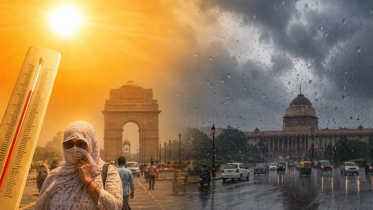 दिल्ली-NCR में मौसम लेगा करवट, दो दिनों तक बारिश का यलो अलर्ट