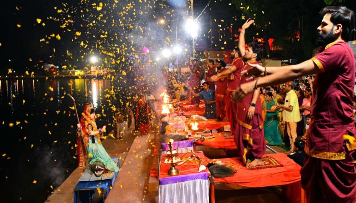 नवरात्रि के पहले दिन से ललिता घाट पर गंगा आरती का शुभारंभ, मंदिर न्‍यास द्वारा किया जाएगा संचालन 