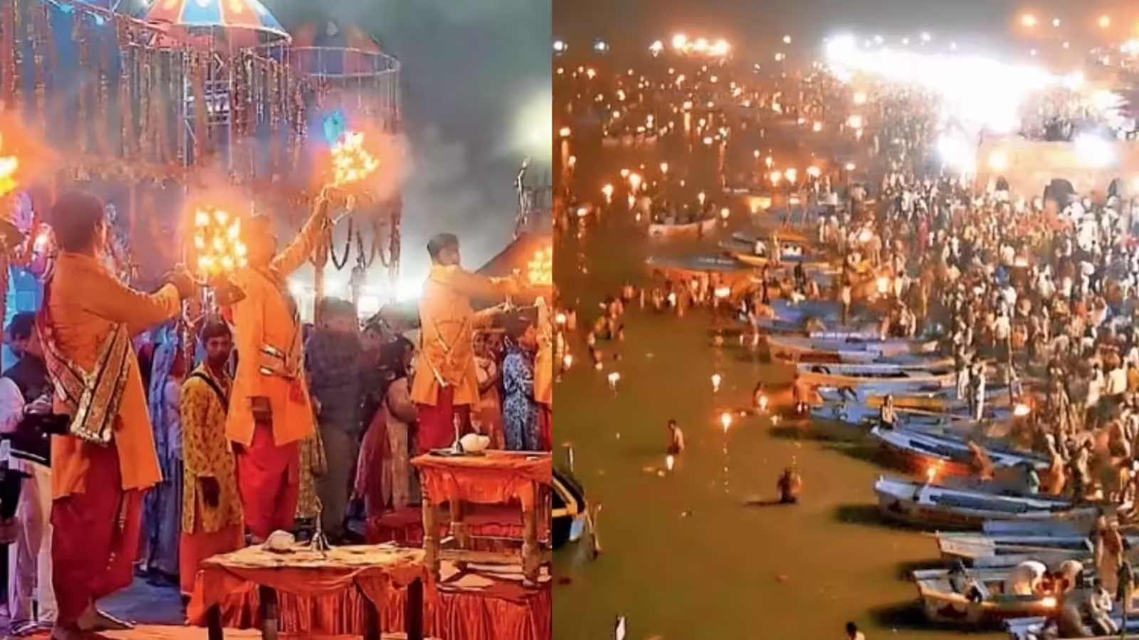 पुरुषोत्तम मास की पूर्णिमा पर काशी में उमड़ी श्रद्धालुओं की भीड़, गंगा स्नान कर बाबा विश्वनाथ के किए दर्शन-पूजन 