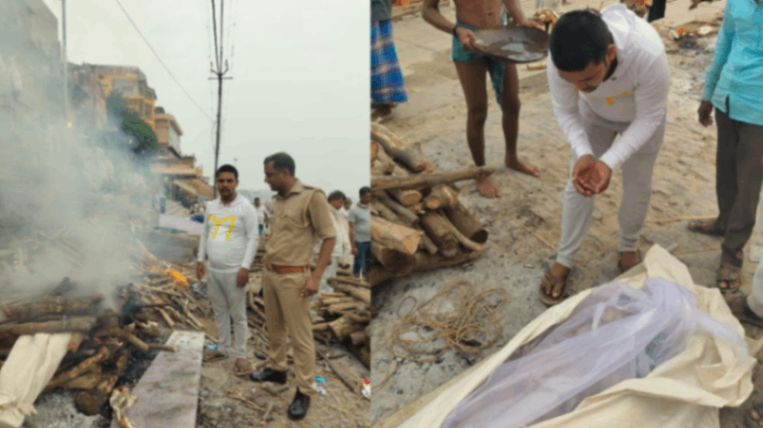 अस्पताल में मां को छोड़ कर भागा बेटा, 5 दिन बाद मौत, समाजसेवी ने कराया अंतिम संस्कार 