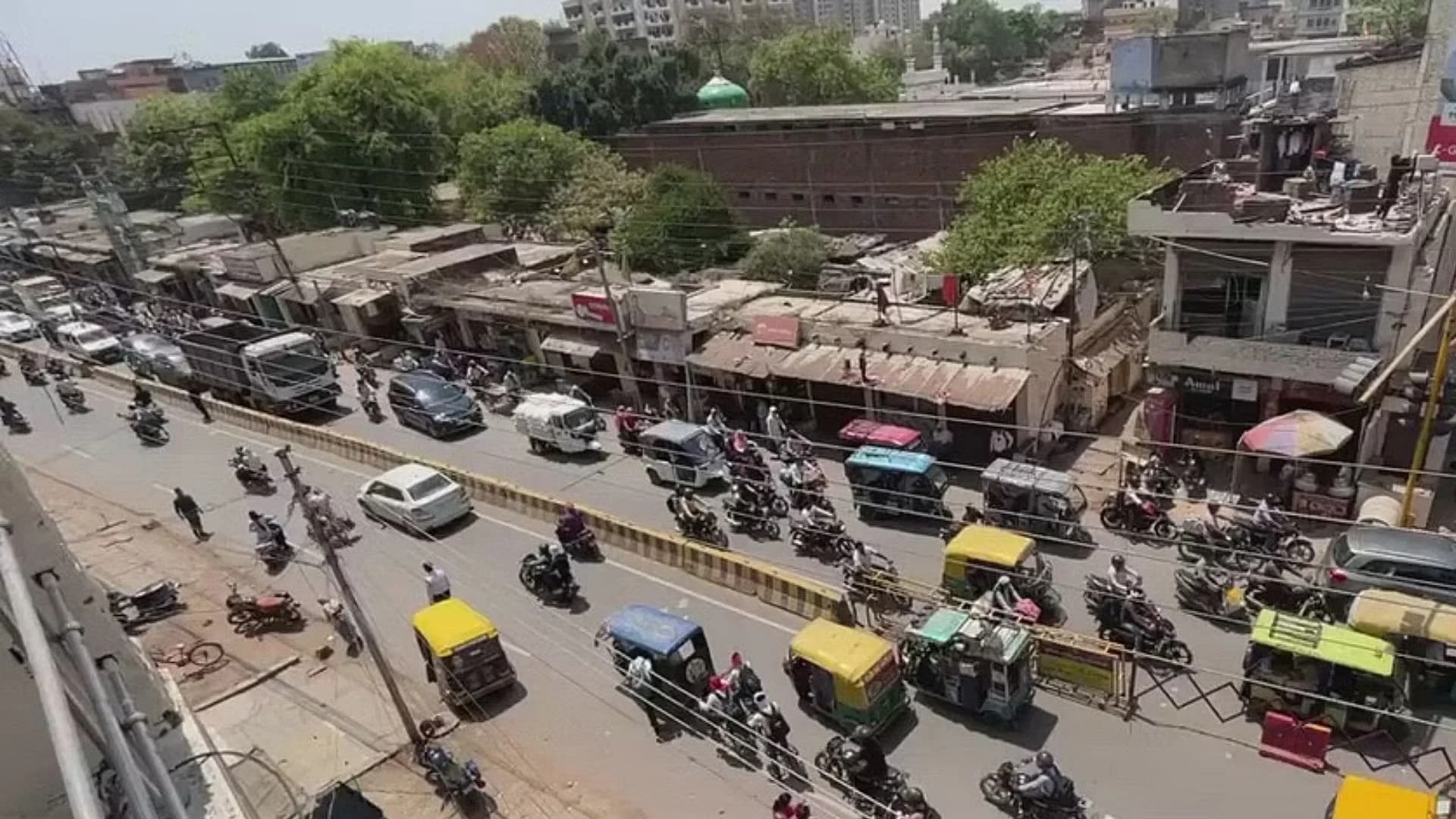 मंडुवाडीह फ्लाईओवर का पाइल लोड टेस्ट शुरू
