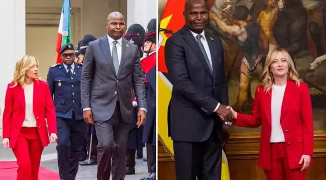 मोजाम्बिक के राष्ट्रपति की हाइट देख हैरान हुईं पीएम जॉर्जिया मेलोनी