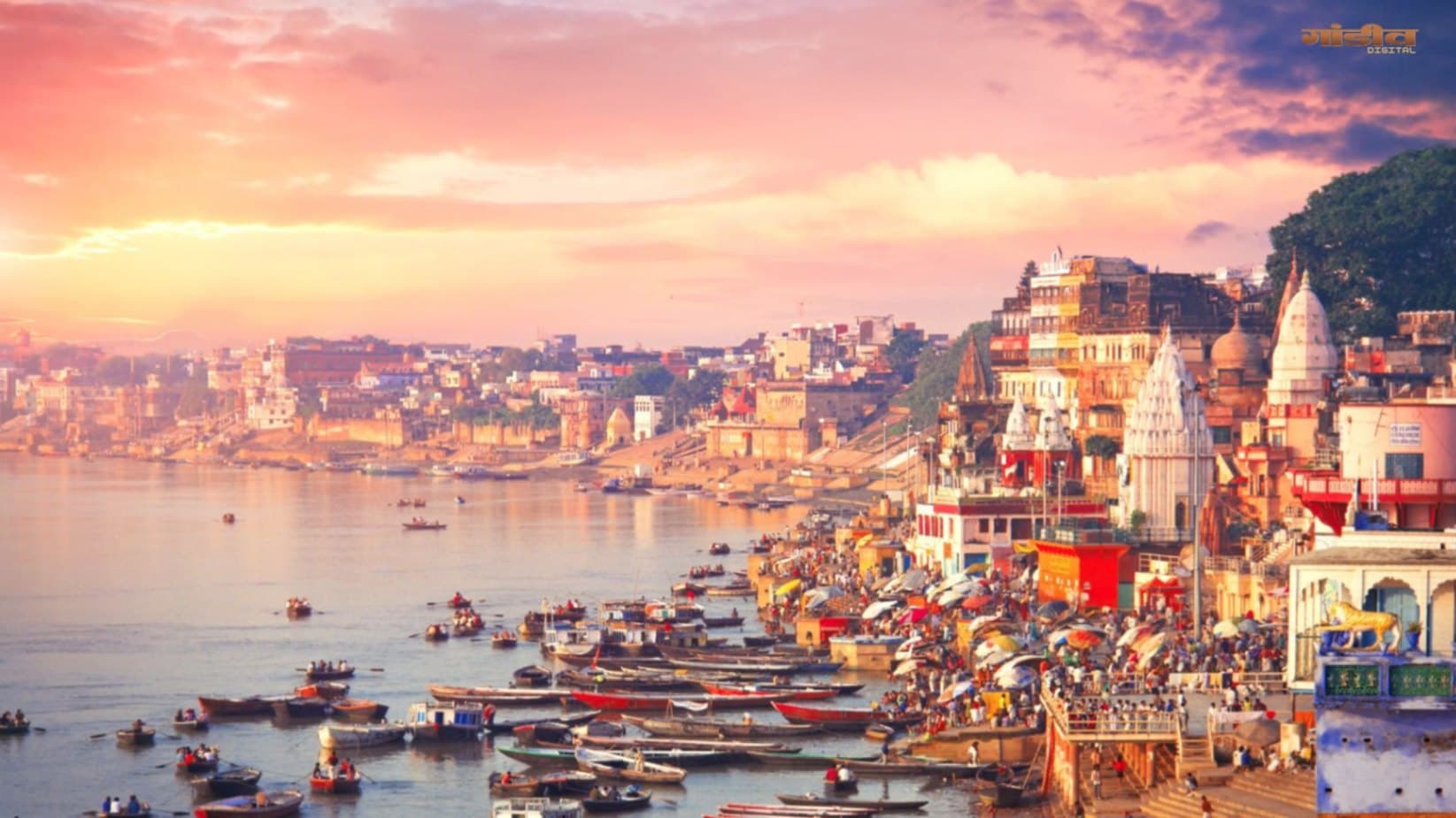 यूपी में पर्यटन का अंतरराष्‍ट्रीय हब बना वाराणसी,  2025 में 14.69 करोड़ सैलानियों ने निहारी दिव्‍य भव्‍य काशी 
