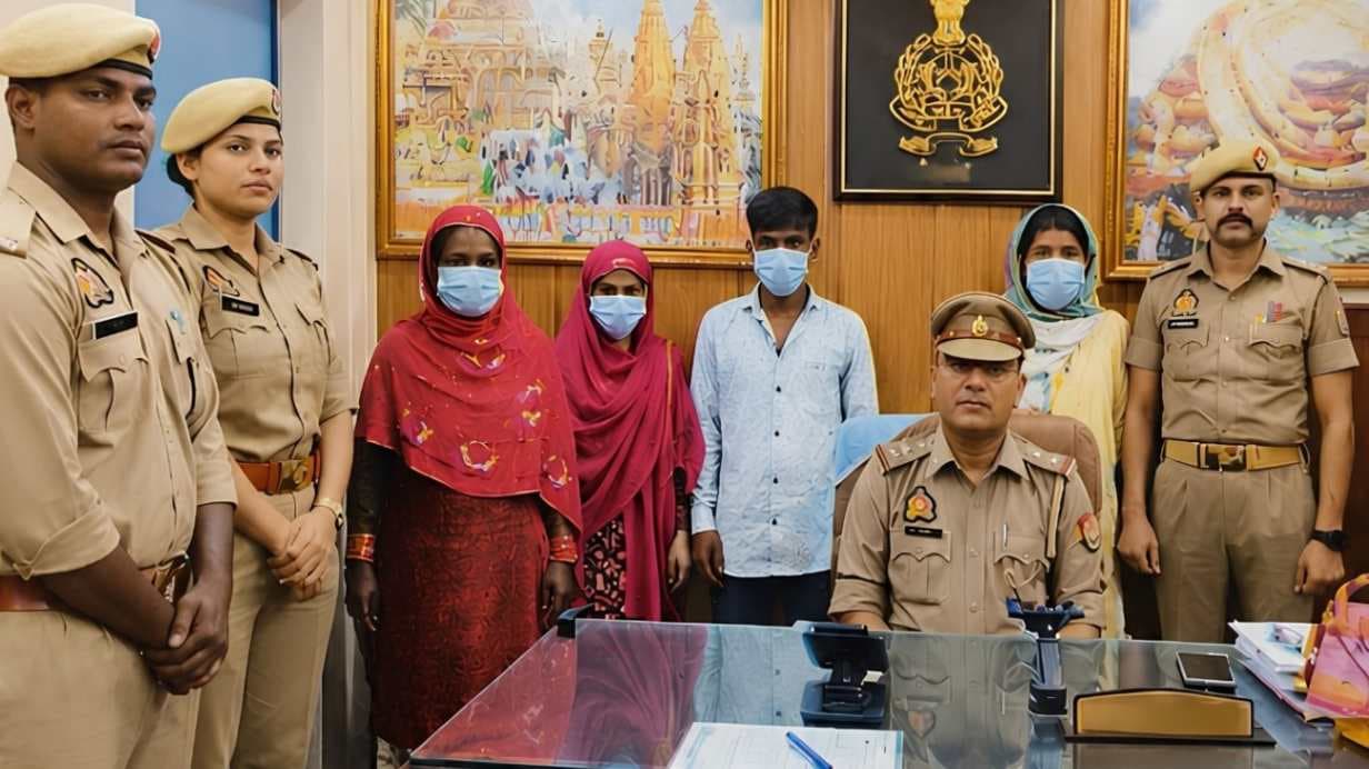 वाराणसी में परिवार के लोग किशोरियों से करा रहे थे देह व्यापार, पांच आरोपी गिरफ्तार...