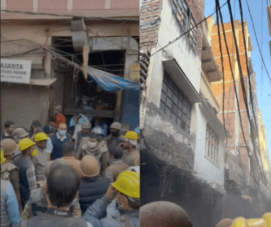 नगर निगम की बड़ी ध्वस्तीकरण कार्रवाई: जर्जर मकानों पर चला बुलडोज़र