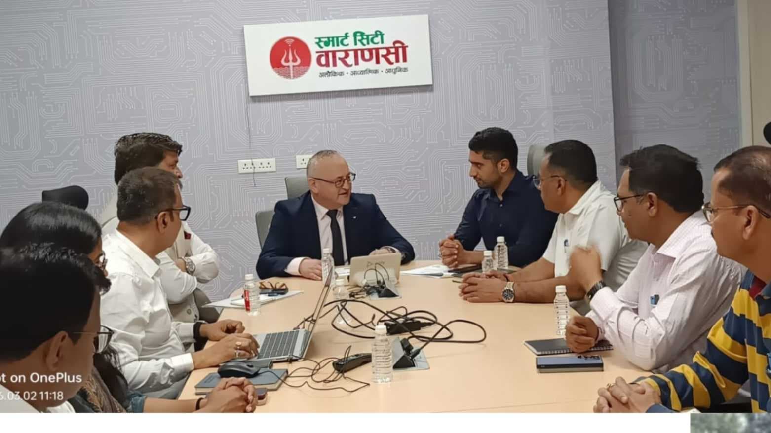 रोमानिया के मिलिशौती सिटी के मेयर पहुंचे काशी, “काशी इंटीग्रेटेड कमांड एंड कंट्रोल सेंटर” का किया भ्रमण 