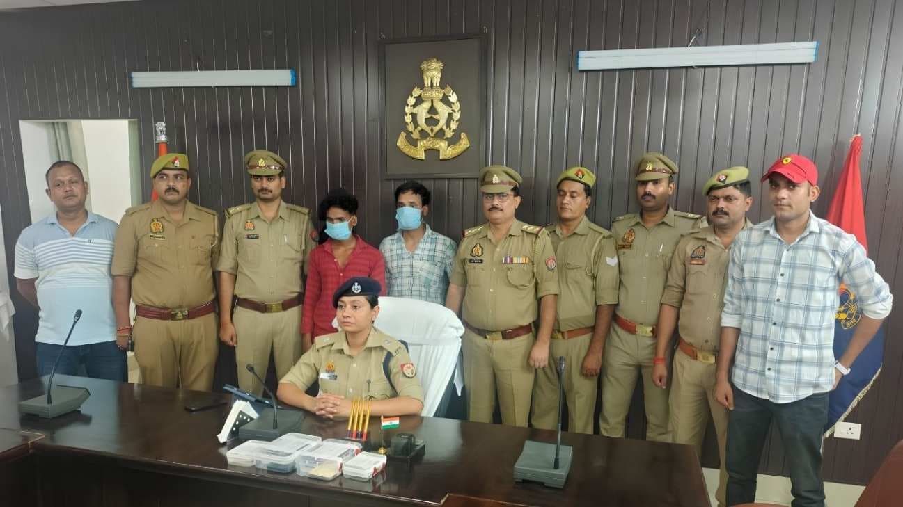 पता पूछने के बहाने महिला से सोने का टप्स झपटने वाले दो आरोपी गिरफ्तार...