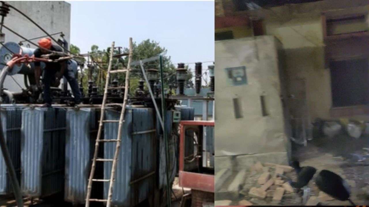 बिजली उपकेंद्र बना ‘बाटी-चोखा सेंटर’! ट्रांसफार्मर के पास आग जलाकर खाना बनाते दिखे विद्युत कर्मी