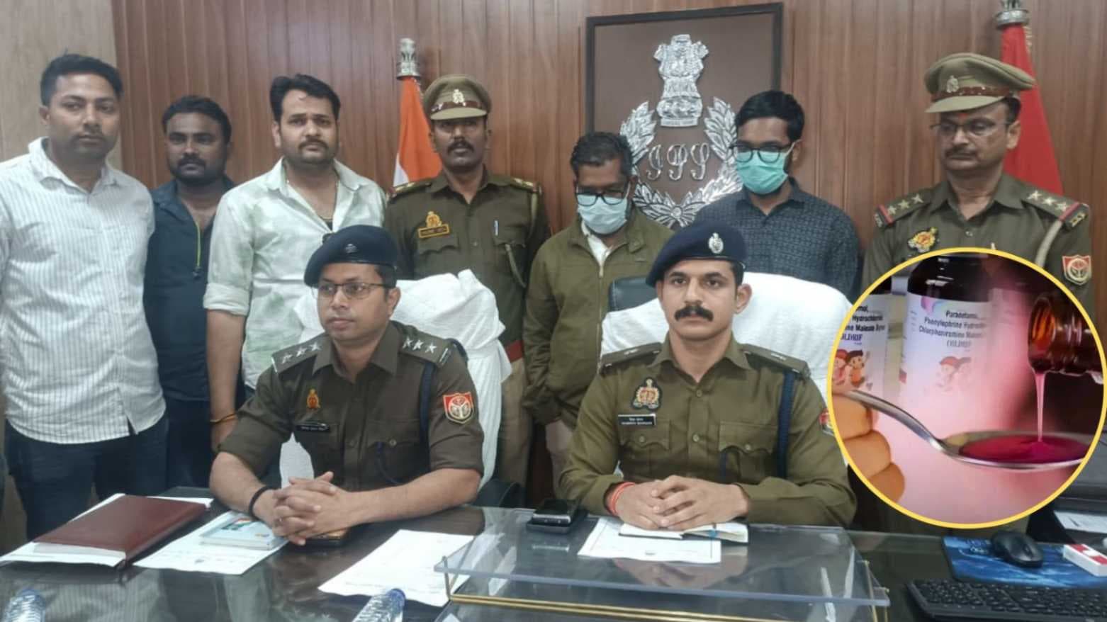 कफ सिरप तस्‍करी में इनामी पिता और बेटा गिरफ्तार, हाल ही में संपत्ति हुई थी कुर्क