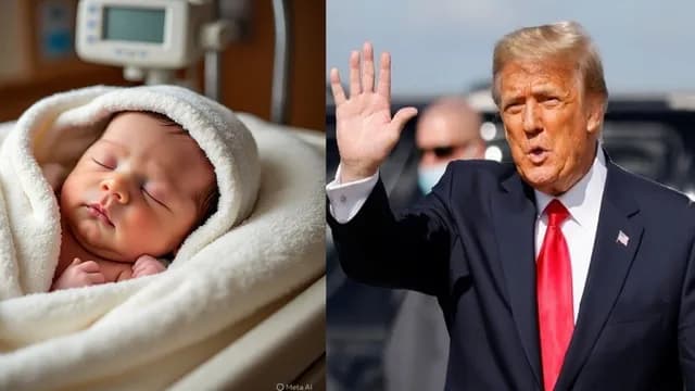 अमेरिका में जन्में बच्चों को मिलेगा 1,000 डॉलर, ट्रंप ने की घोषणा