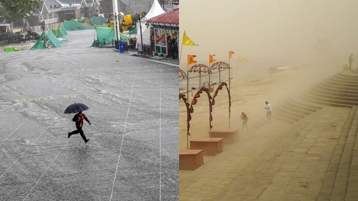 वाराणसी में तेज हवाओं के साथ बरसे बादल, गर्मी से मिली राहत