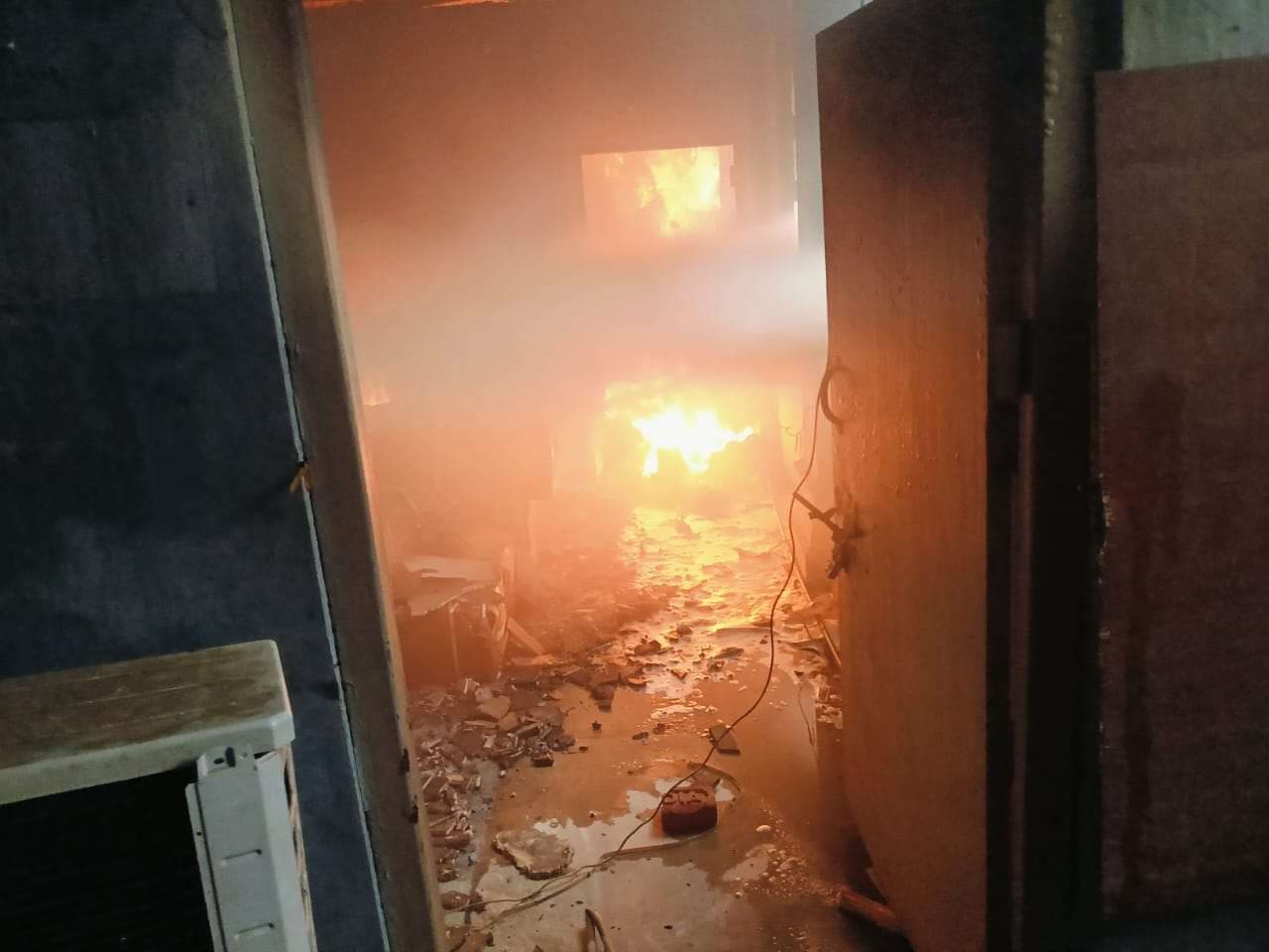 बीएचयू अस्पताल के स्टोर रूम में लगी आग, भारी नुकसान