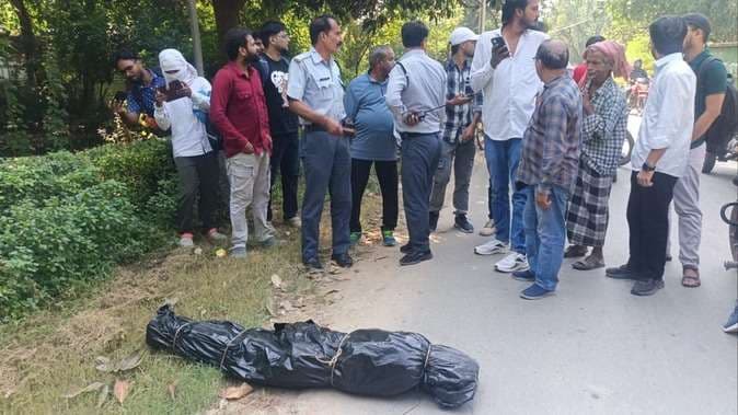 बीएचयू में शव देखकर ठिठके कदम, अनहोनी की आशंका पर निकला पुतला
