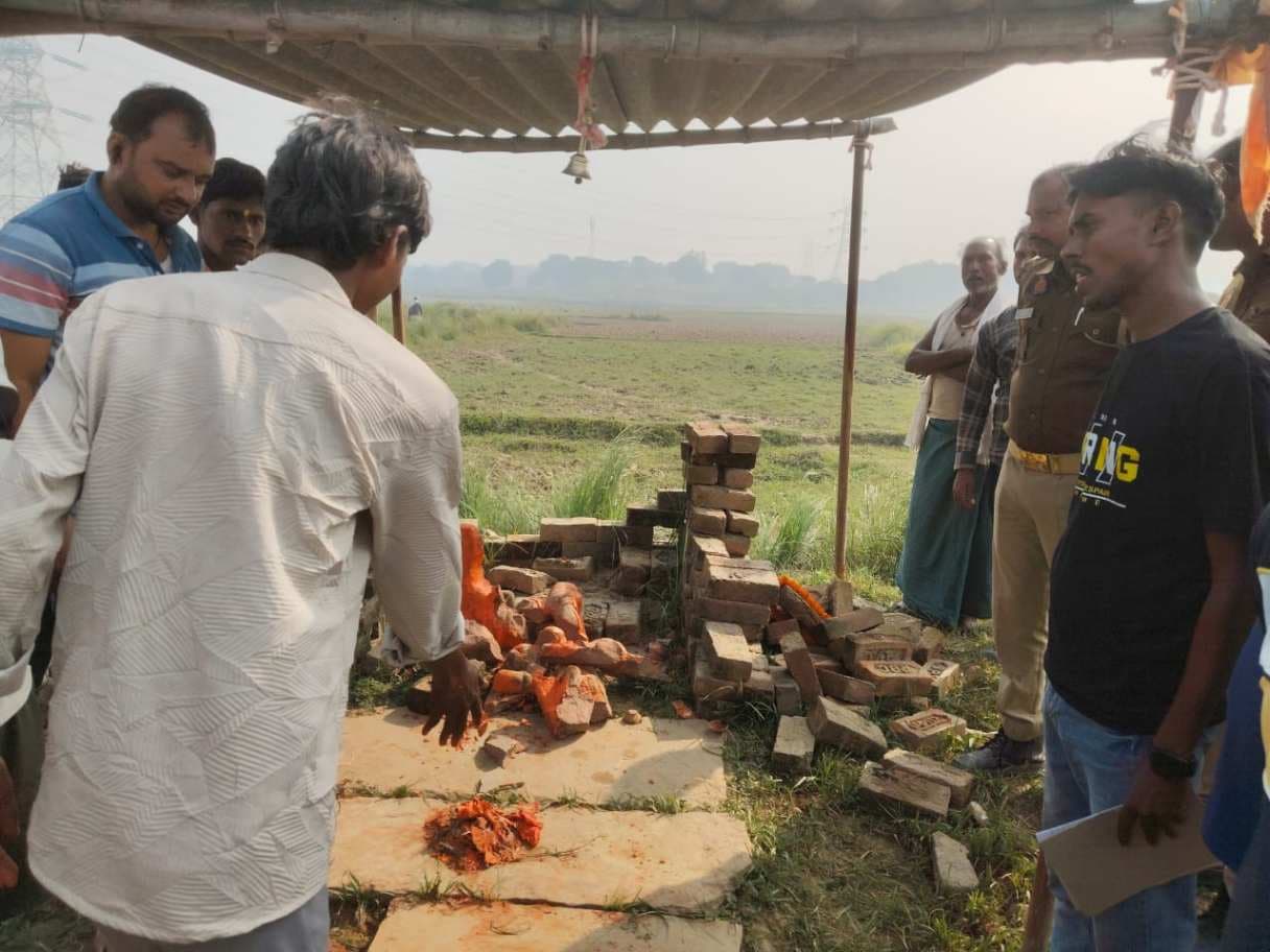 चौबेपुर में हनुमान मूर्ति तोड़े जाने से तनाव, ग्रामीणों में आक्रोश 