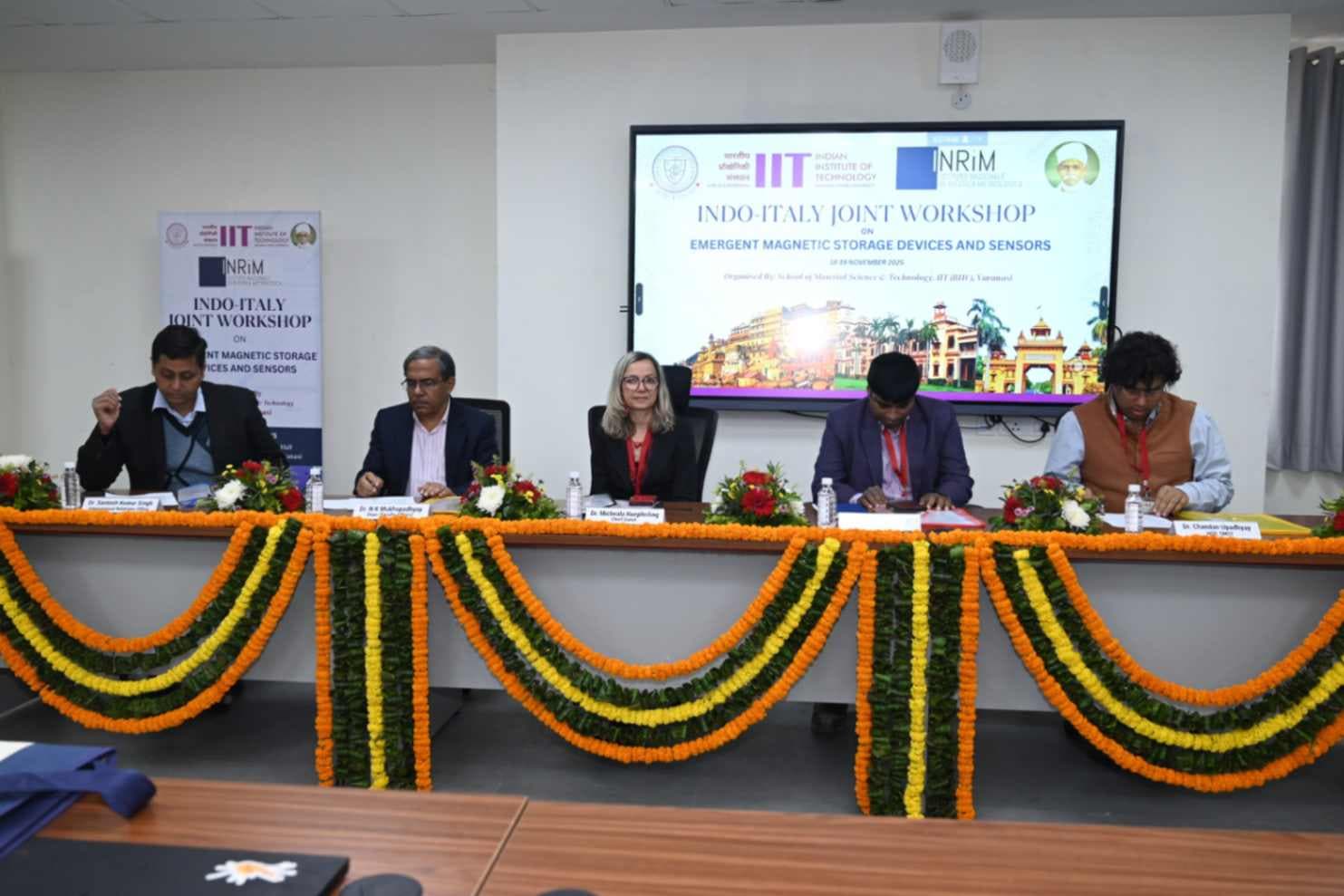 आईआईटी (बीएचयू) में चुंबकीय सामग्रियों तथा उन्नत सेंसर पर  दो दिवसीय इंडो–इटली संयुक्त कार्यशाला
