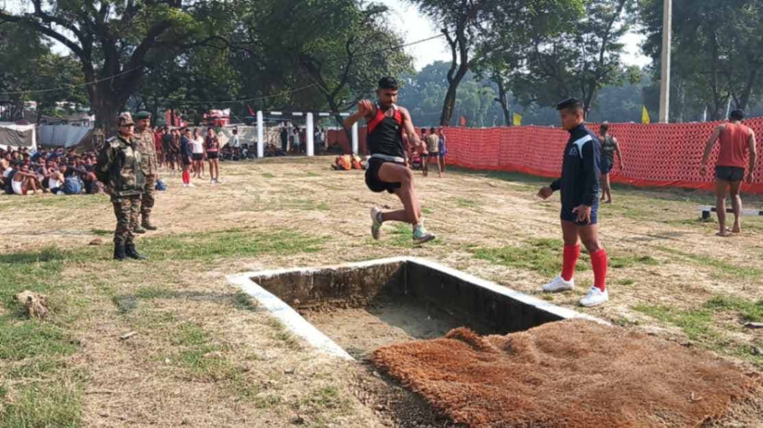 अग्निवीर सेना भर्ती रैलीः  अंतिम दिन दौड़े 803 युवा, सफल हुए 554 