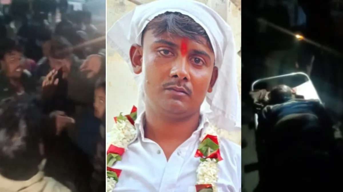 वाराणसी में सड़क  हादसे में बाइक सवार युवक की मौत, हत्‍या की आशंका जताते हुए ग्रामीणों ने किया चक्‍काजाम 