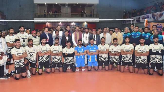 सीनियर नेशनल वाॅलीबाॅल चैंपियनशीप, पहले दिन रहा यूपी की पुरुष और महिला टीम का दबदबा