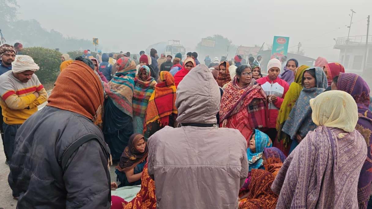 सेना भर्ती की तैयारी में लगे युवक की डंपर ने ली जान, ग्रामीणों ने किया हाईवे जाम