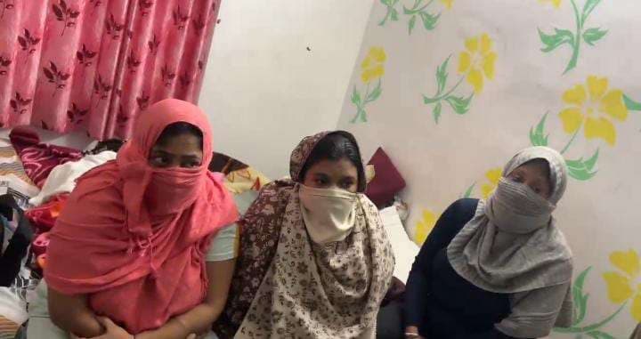 गेस्‍टहाउस में चल रहे अनैतिक देह व्‍यापार का भंडाफोड़, तीन युवतियों समेत चार गिरफ्तार