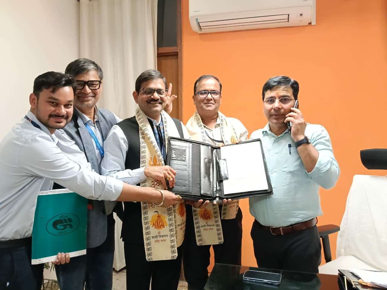 बाबा विश्‍वनाथ के अन्‍नपूर्णा रसोईघर में होगी पीएनजी की आपूर्ति, गेल से समझौता 