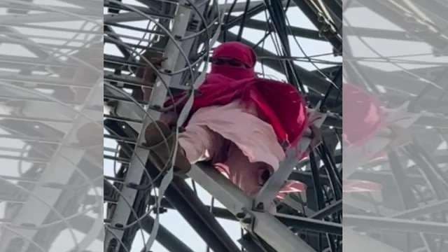 प्रेमी से शादी की जिद में युवती मोबाइल टावर पर चढ़ी, पुलिस ने समझाकर नीचे उतारा...