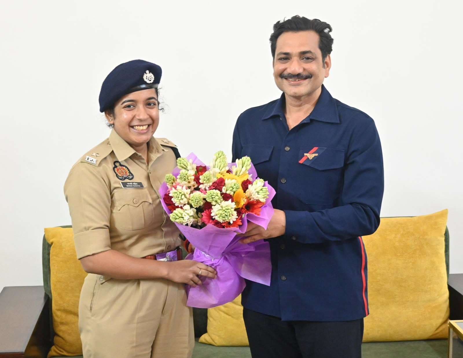 वाराणसी पुलिस कमिश्नरेट में IPS मानसी दहिया को भावभीनी विदाई...
