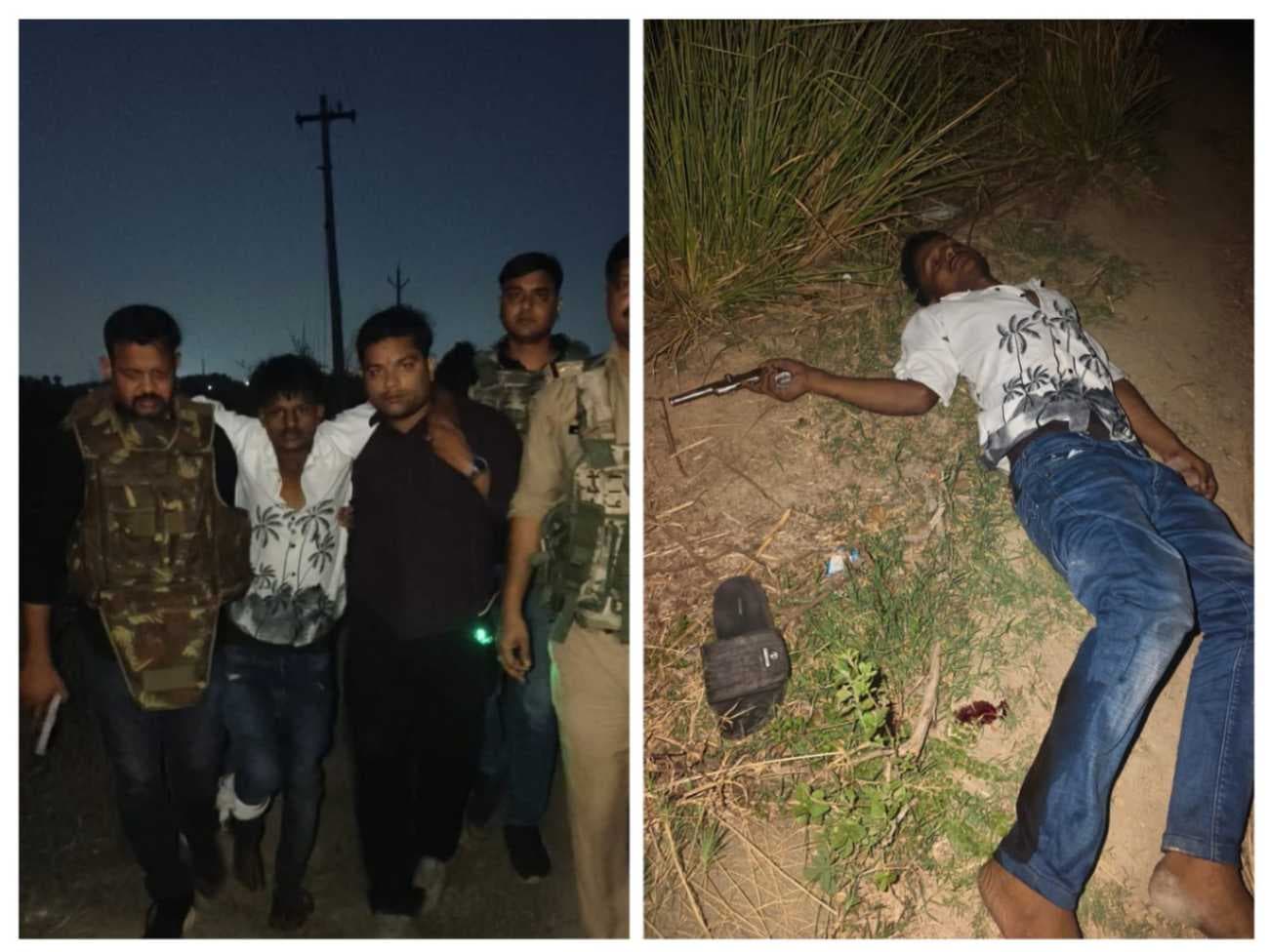 जीएसटी अधिकारी के रिश्‍तेदार के घर चोरी का खुलासा, पुलिस मुठभेड में एक बदमाश को लगी गोली... 