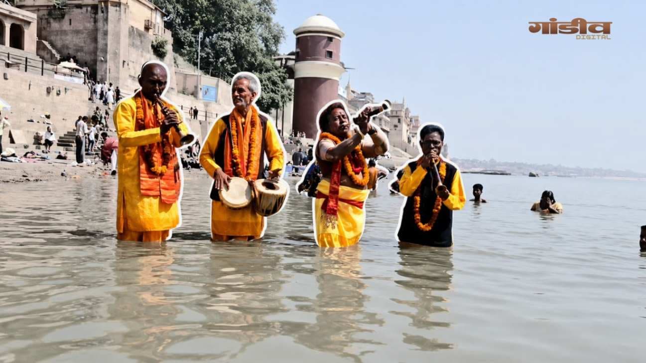 भीषण गर्मी से राहत के लिए गंगा में अनूठा अनुष्ठान: राग 'मेघ' से इंद्रदेव को रिझाने की कोशिश...