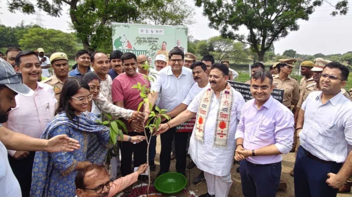 एक पेड़ मां के नाम: काशी में लाखों पाैधे रोपे गए, लोगों ने दिखाया उत्साह...