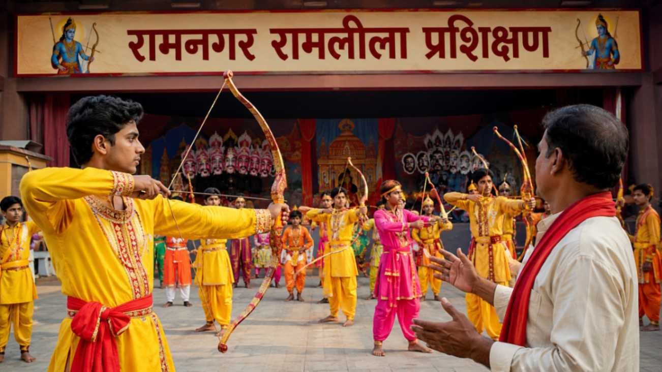 45 दिनों के प्रशिक्षण और अनुसाशन से जन्म लेते हैं, रामनगर की रामलीला के पात्र