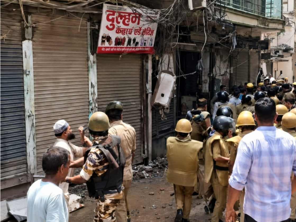 दालमंडी ध्वस्तीकरण के दौरान सरकारी कर्मचारियों से मारपीट का आरोप, चौक थाने में प्राथमिक दर्ज  