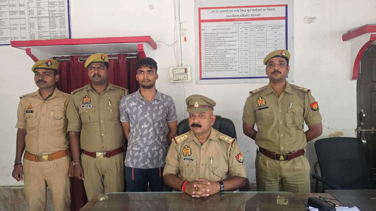 गला दबाकर हत्या के प्रयास का आरोपी गिरफ्तार, सिगरा पुलिस ने दबोचा, आरोपी के खिलाफ पहले से दर्ज हैं कई मुकदमे 