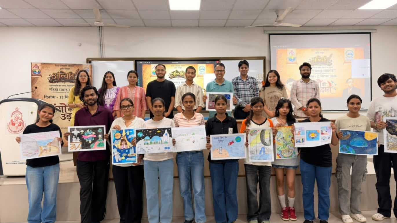 अन्विति में ‘रंगों की उड़ान’ ने भरी कल्पना की उड़ान, 15 सितंबर को संजय मिश्र के साथ होगा हिंदी दिवस समारोह