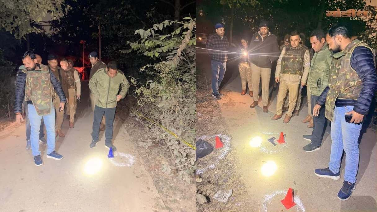 कालोनाइजर हत्याकांड के इनामी शूटर को मुठभेड़ में लगी गोली
