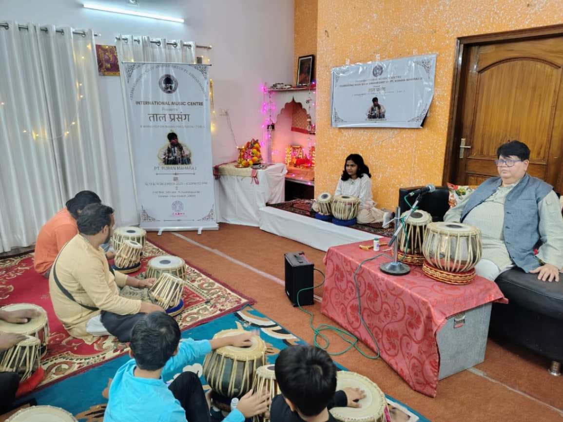 तबला सम्राट किशन महाराज की 102वीं जयंती, तीन दिवसीय कार्यशाल में बताई बारीकियां