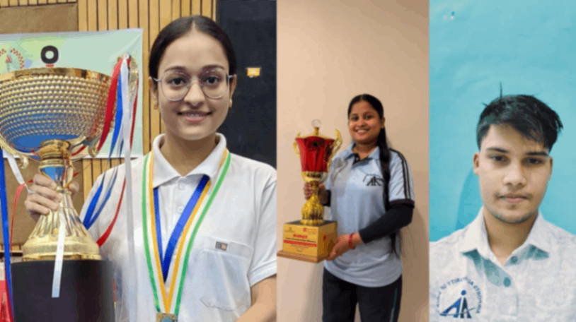 बनारस के तीन कैरम खिलाड़ियों मन्तसा इकबाल , रिताम्भरा और शिवदयाल को मिली एअरपोर्ट अथॉरिटी की स्कालरशिप