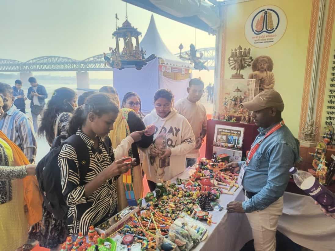 काशी तमिल संगमम 4.0 - नमो घाट पर स्टॉल संख्या 29 बना मुख्य आकर्षण